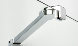 NEW TRENDY NEW AZURA Душевое ограждение 100x80xH195 см, хром/Прозрачное 6 мм мини 3 7