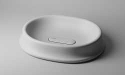 SITEGA Sayma Раковина накладная, 570х470хH107 мм, White мини 1