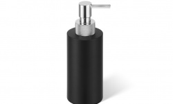 DW CLUB SSP 3 Дозатор для мыла Ø6 см, h17,5x6 см, Черный матовый/Хром мини 1