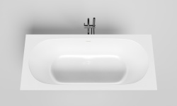 Salini ORNELLA KIT 180 Ванна встраиваемая 1800х800х600 мм, S-Sense - белый матовый/фурнитура белый мини 3 2