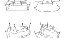 EXCELLENT Каркас для ванны мини 1