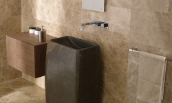 LANTIC PHUKET Раковина напольная 50x33,9x85 см, Crema Italia мини 3 5