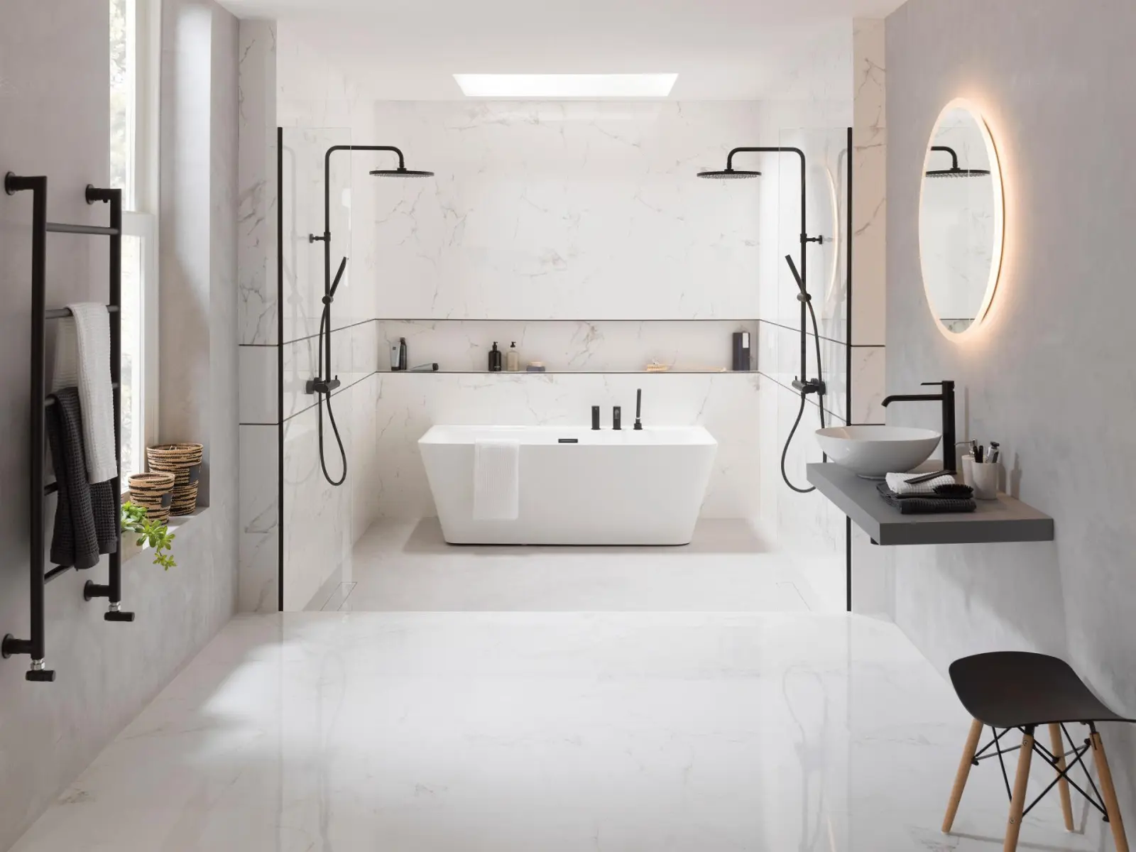 керамическая плитка PORCELANOSA MARMOL CARRARA BLANCO 45x120 G-270, фото 2