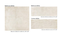 PORCELANOSA BALTIMORE WHITE 33.3x100х0.92 G-271 мини 3 4