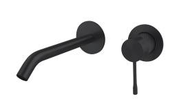 ALLEN BRAU PRIORITY 4.0 Cмеситель для раковины из стены, черн.мат (330910)