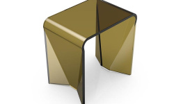 KNIEF Табурет отдельностоящий из Solid Surface, 30 Pyrit мини 1