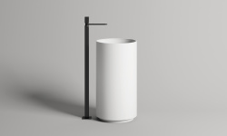 Salini ARMONIA 01 Раковина напольная 450х450хH850/900 мм, S-Sense - белый глянцевый мини 1