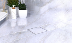 OMP Tea Kalamata Unseen Трап 115х115 мм, решетка под плитку, сухой затвор мини 3 3