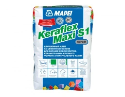 строительная химия MAPEI KERAFLEX MAXI S1 GREY клей на цементной основе, серый (25 кг)