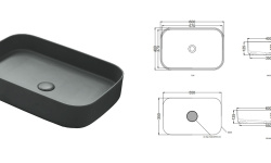 CIELO Комплект: унитаз/биде Enjoy, раковина SHUI COMFORT с ДК, CM - Cemento мини 3 6