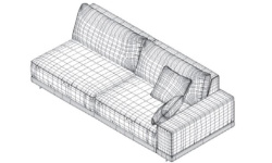 GAMADECOR MBX2 Диваный модуль S2 R, 108х240 см. Спецзаказ. мини 3 2