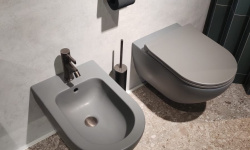 CIELO Комплект: унитаз/биде Enjoy, раковина SHUI COMFORT с ДК, CM - Cemento мини 3 7