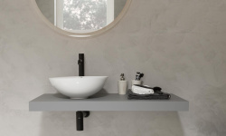 NOKEN ROUND Cмеситель для раковины H306 мм, 3/8”, 5 л/мин, без ДК, черный мини 3 3