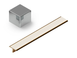 NEEXYDECOR профиль латунь хромированная  8x7,7х2700 (PVL68)