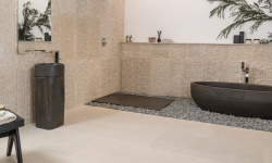 LANTIC PICAT Раковина напольная 40X40X84 см, TEXTURE HABANA DARK мини 3 8