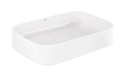 KLUDI RESA S Раковина накладная soft-edge, 60х40хH14 см, белый мини 1