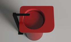 Salini NINFEA 01 Раковина напольная 545х447х900 мм, S-Stone - RAL матовый/Вставка из S-Shine - RAL мини 3 3