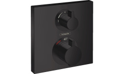 HANSGROHE Ecostat Square Термостат для 2 потребителей, СМ, матовый чёрный мини 1