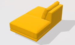 GAMADECOR M1P3 Диваный модуль S2 L, 108х164 см. Спецзаказ. мини 3 7