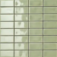 мозаика MUTINA DIN LIGHT GREEN GLOSSY 30.2х30.2 (3.6x7.4)