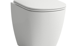 LAUFEN Lua Унитаз напольный 52x36xh42 см, безободковый, белый глянцевый мини 1