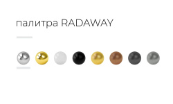 RADAWAY Furo Wall 730 Неподвижное стекло для двери, прозрачный мини 3 12