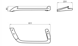 NOKEN VITAE Комплект керамики со смесителями и зеркалом, белый/хром мини 3 10