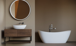 Salini NOEMI 185 Ванна свободностоящая 1850×800×715 мм, ДК "Up&Down", S-Stone, матовый, белый мини 3 6