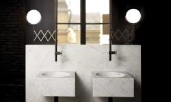 FANTINI FONTANE BIANCHE Потолочный смеситель для раковины излив: 135 см, без ДК, Matt Gun Metal PVD мини 3 2