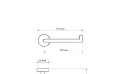 BEMETA NEO Держатель туалетной бумаги 175x55x70 мм, Stainless steel мини 3 2