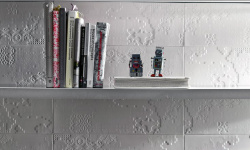 MUTINA PATCHWORK RELIEF BIANCO 18х54 мини 3 3