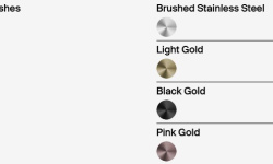 QUADRO DESIGN STEREO Термостатический смеситель на 2 выхода, AISI316L OR PVD: Pink gold мини 3 3