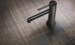 GESSI INGRANAGGIO Смеситель для раковины, БЕЗ ДК, Black Metal Brushed PVD мини 3 3