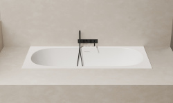 Salini ORNELLA KIT 180 Ванна встраиваемая 1800х800х600 мм, S-Sense - белый матовый/фурнитура белый мини 3 3