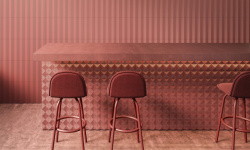 HARMONY PIQUE 3D BORDEAUX 10х10 H-21 мини 3 5