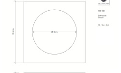 DW DW 351 Мыльница настольная 12,5x12.5 см, хром мини 3 2