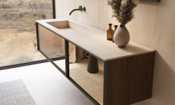 BRENTA CLEO CL02 Тумба под раковину слева, 140х49.6хH40 см, подсветка дна, Mxx/Сxx мини 3 8