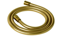 NOKEN PACK EYE Душевой комплект со смесителем, потолочной лейкой с хромотерапией, браш. золото мини 3 4