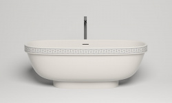 Salini GRECA MEANDER Ванна свободностоящая 1790x790x610 мм, S-stone, матовый, RAL полностью мини 3 3