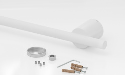 СУНЕРЖА Идиллия PLUS Полотенцесушитель (электрика), 1000х21 мм, Матовый белый мини 3 10