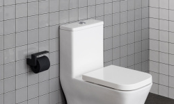 NOKEN URBAN C Держатель туалетной бумаги с крышкой, черный мини 3 3