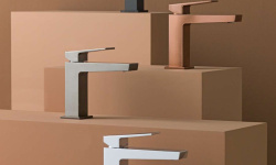 NOKEN SQUARE Однорычажный смеситель для раковины, без ДК, хром мини 3 4