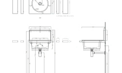 CIELO Elle Tonda Раковина керамическая с 1 отверстием 50x50x20h см, AG - Agave мини 3 2
