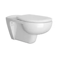 VITRA Conforma Унитаз подвесной безободковый с сиденьем, 350х700 мм, белый