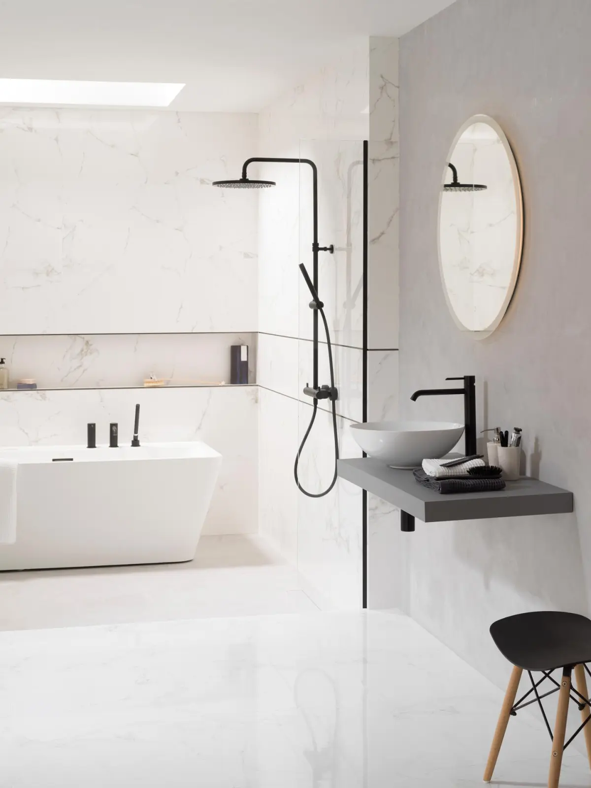 керамическая плитка PORCELANOSA MARMOL CARRARA BLANCO 45x120 G-270, фото 3