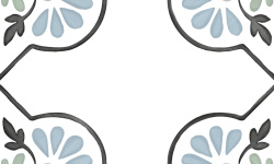 HARMONY TANGER BLUE PETALS 12.3х12.3 Q-39 мини 1