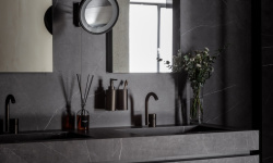 MIRAGE FREEDOM Тумба со столешницей и 2 раковинами и зеркалом, PIETRA GREY JL 06 SP мини 3 3