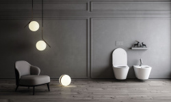 LOGAN L3W AVVA Унитаз подвесной Rimless 530x335 мм, белый мини 3 2