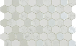 VIDREPUR ANTARCTICA SNOW HEX (3.5Х3.5) 31.7х30.7 мини 1