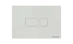 ART CERAM А16 Клавиша двойного смыва для унитаза, White мини 1